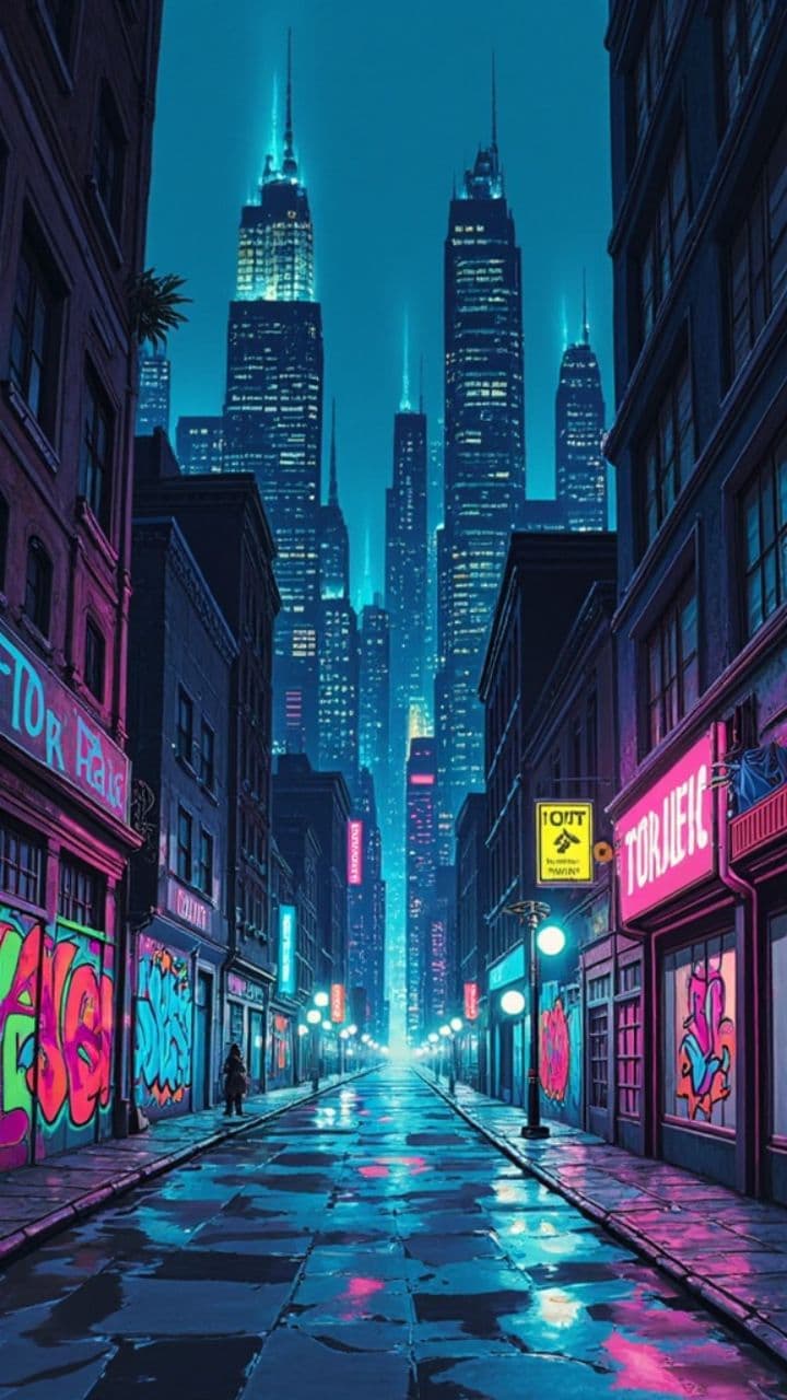 Energetic Hip-Hop LED Wall Visuals