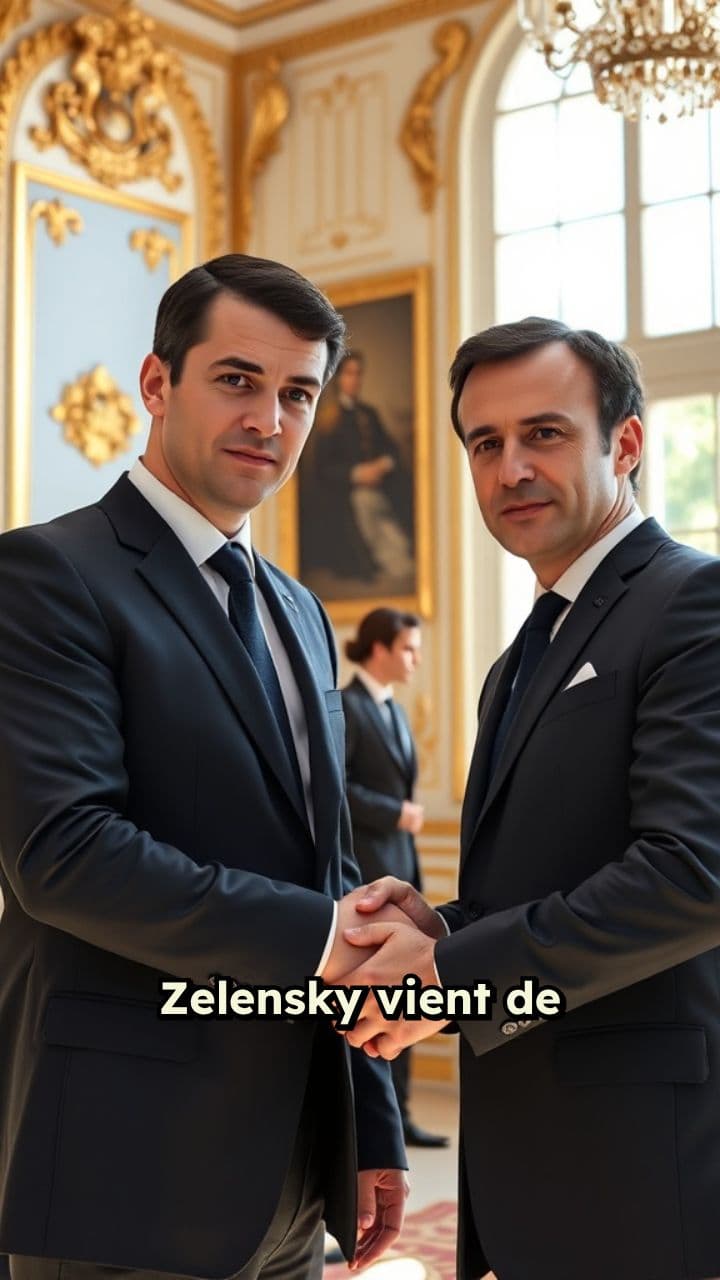 Rencontre cruciale Zelensky-Macron à Paris