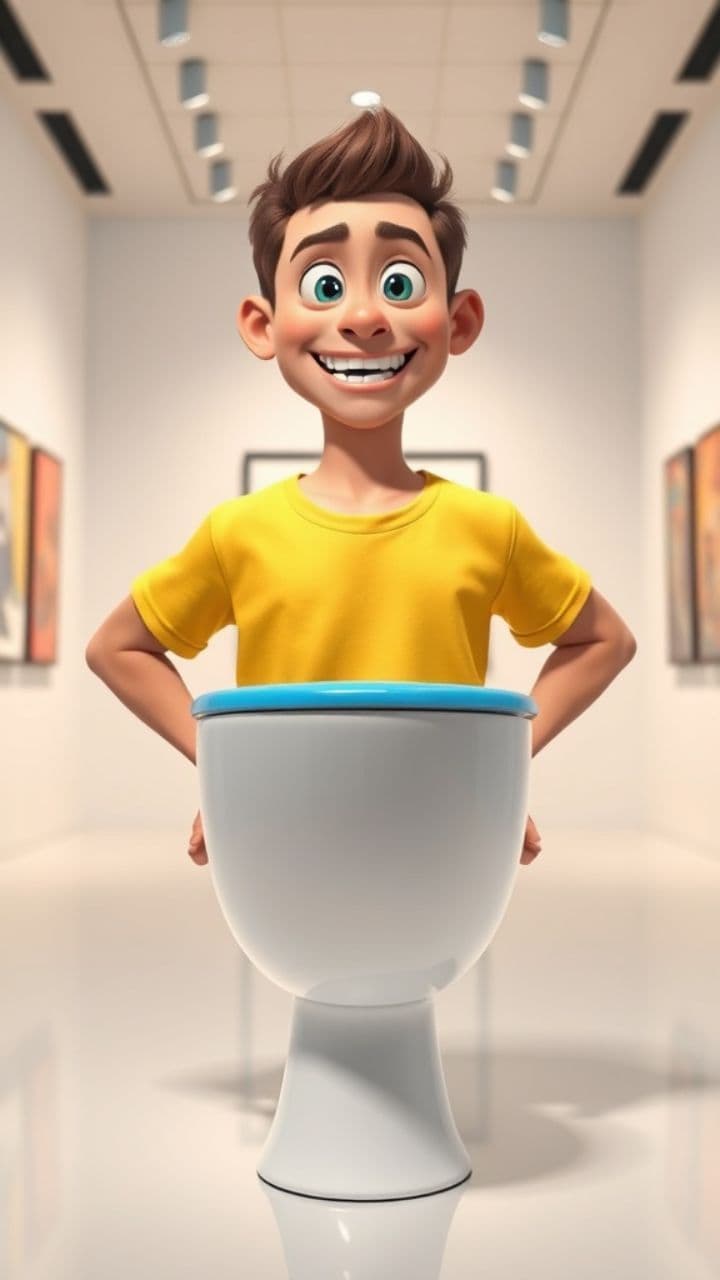 The Absurd Toilet Man