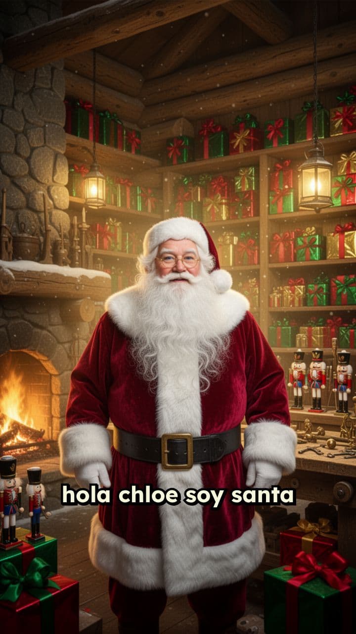 Santa Claus advierte a Chloe