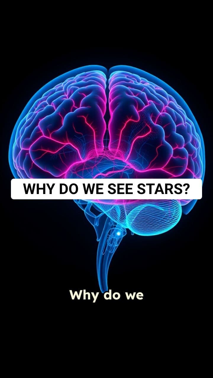 Why We See Stars: The Brain's Trick