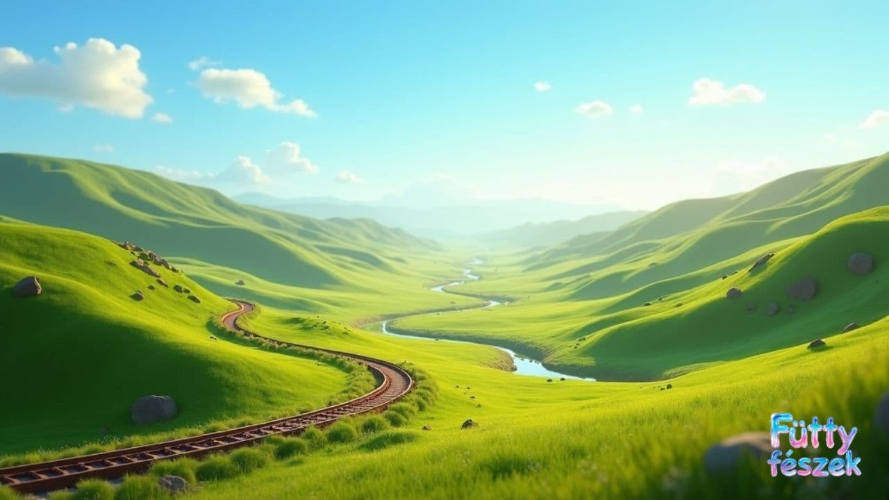 Pöfi, a kis vonat kalandja