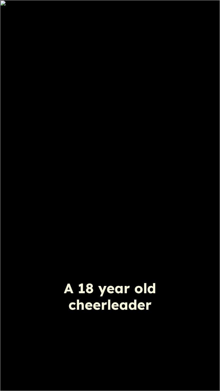 Cheerleader's Practice Mishap