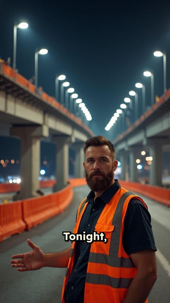 Elevated Bridge Construction: Piercap Erection