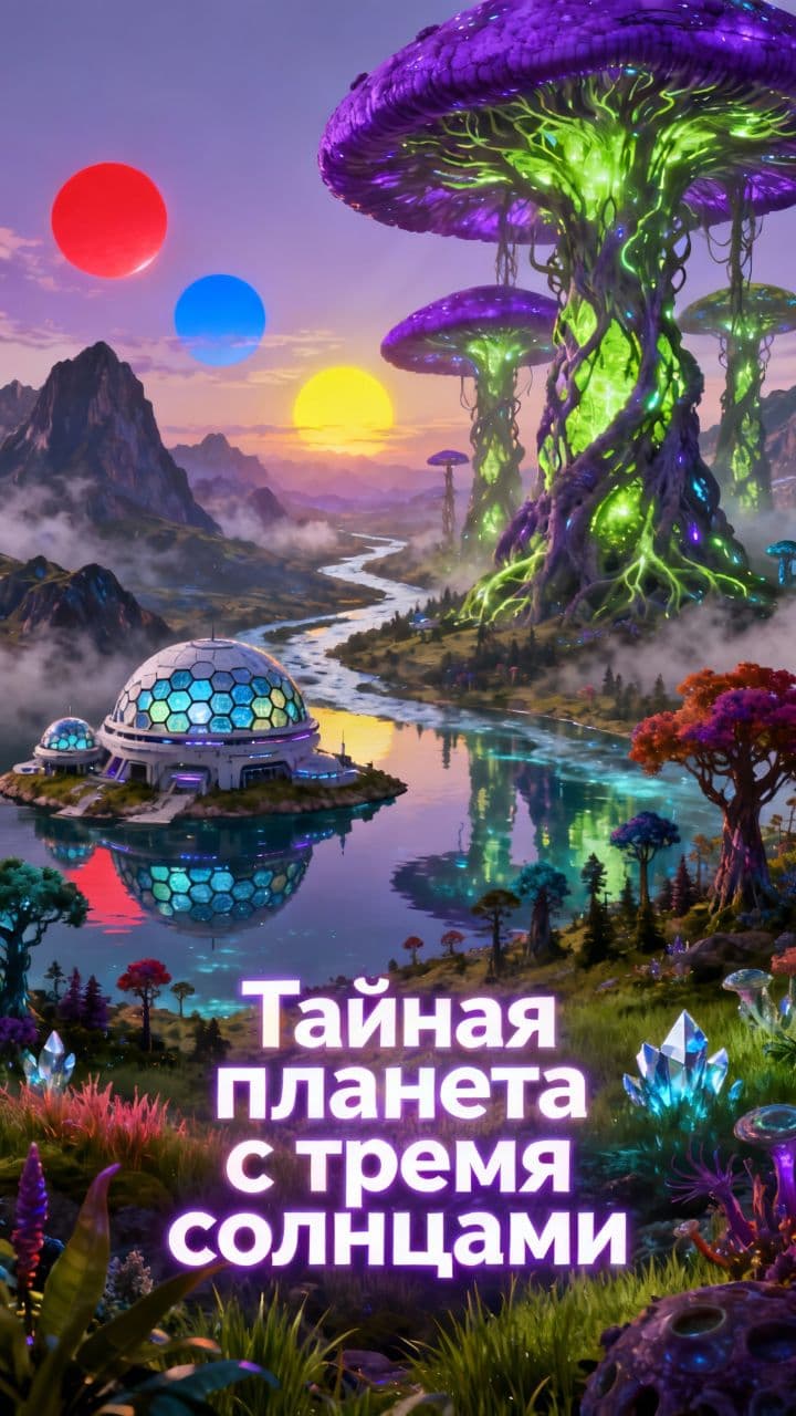 Тайная планета с тремя солнцами
