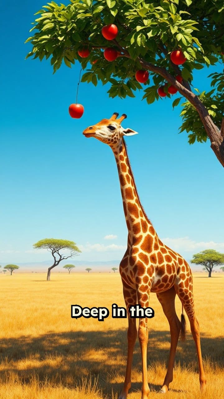 Gerald the Giraffe and the Elusive Apple