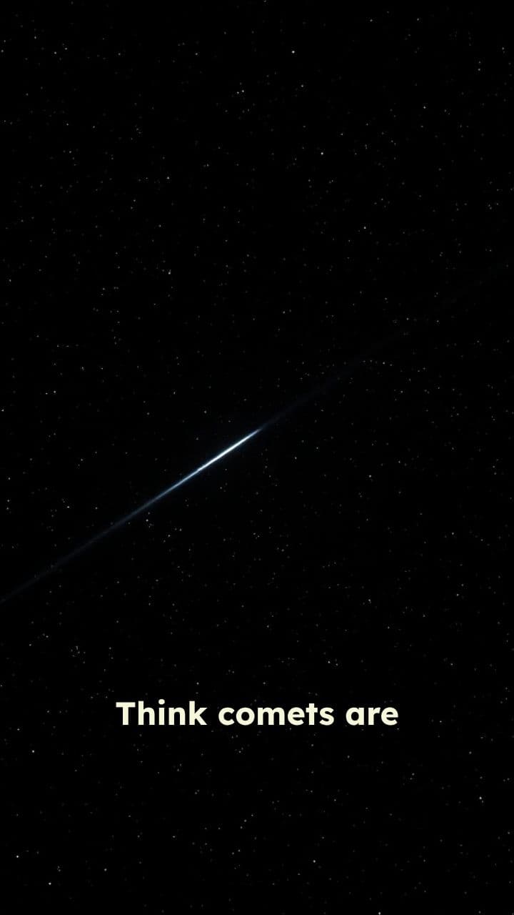 Comets: Ancient Ice with Glowing Tails