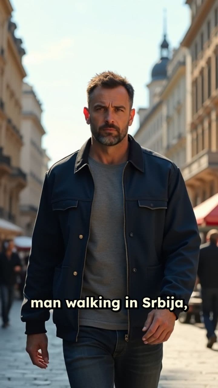 Smiling Man in Belgrade's Terazije