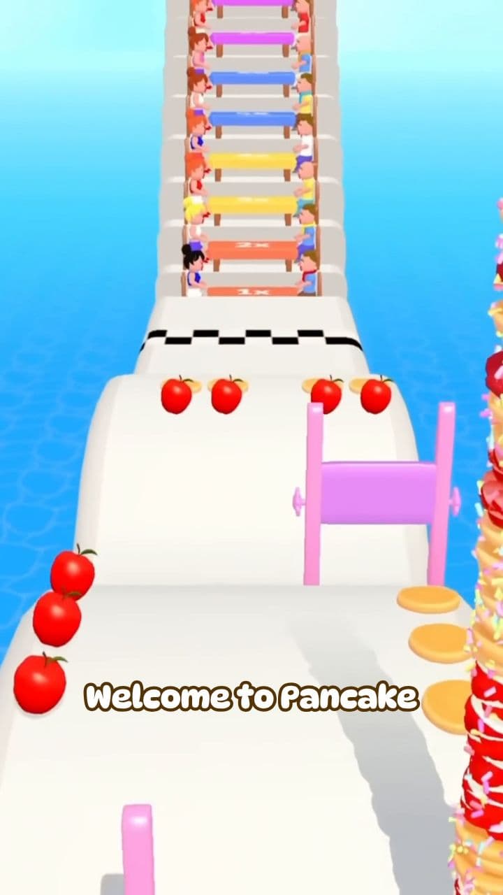 Pancake Stack Runner Game