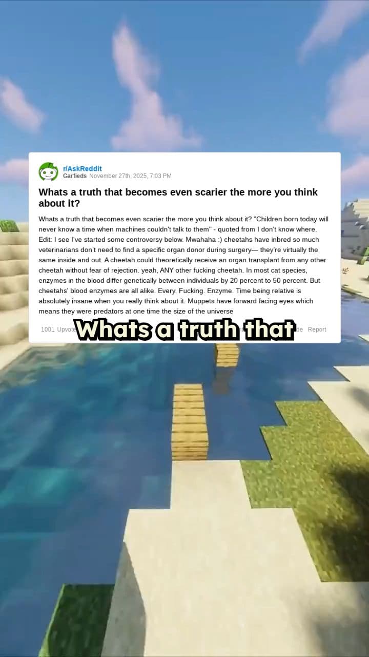 Scary Truths to Contemplate