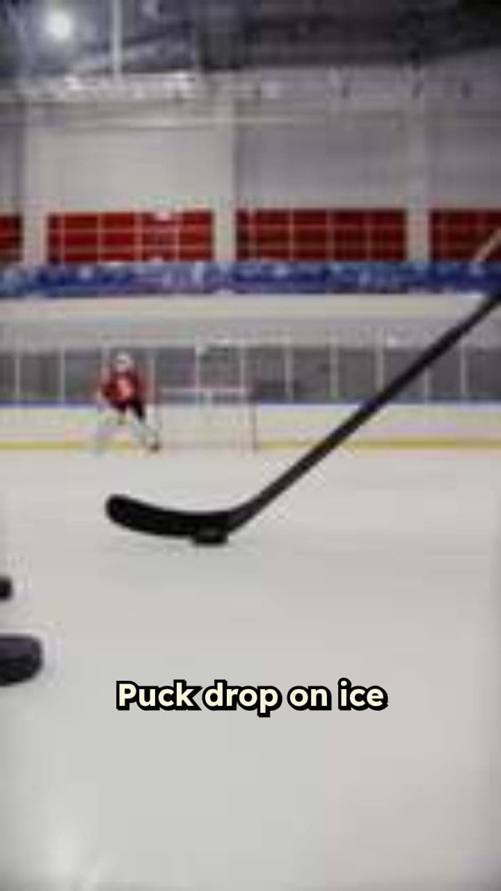 Puck Drop Under Arena Lights