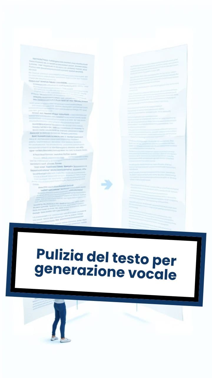 Pulizia del testo per generazione vocale