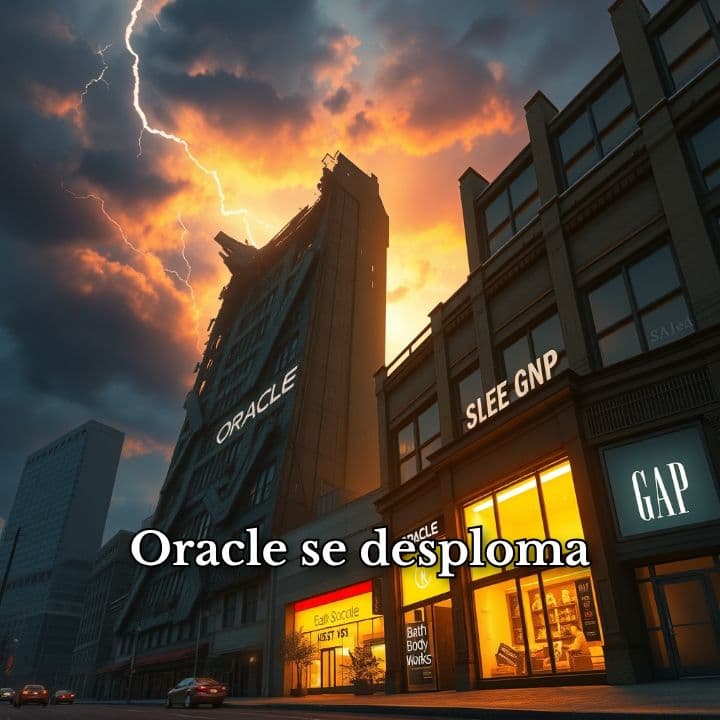 Caída de Oracle y sorpresas en retail