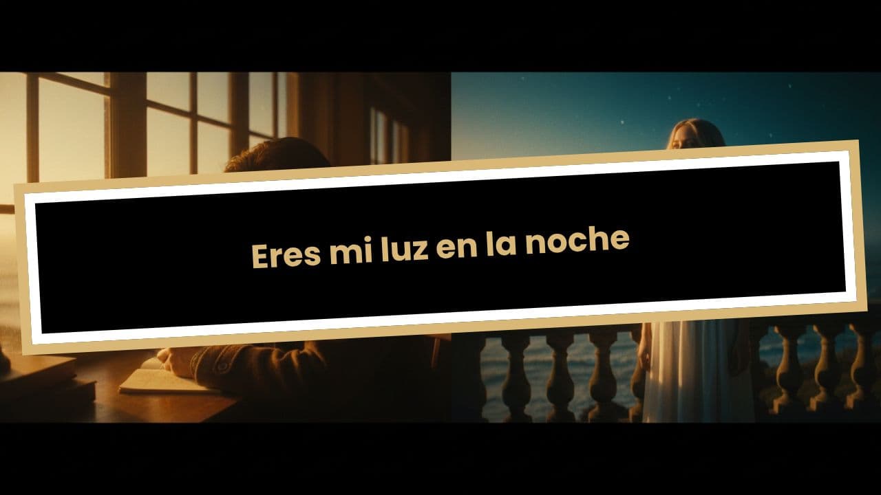 Eres mi luz en la noche