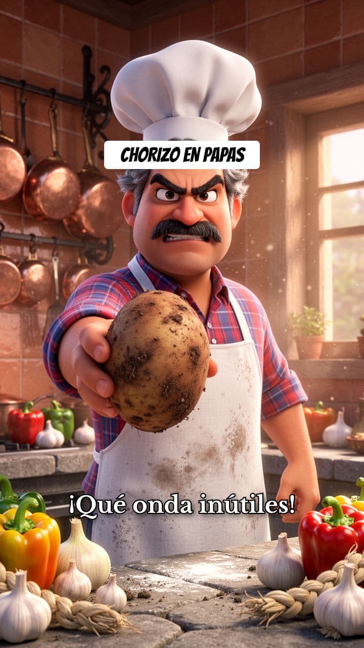 Chef Landeta: Chorizo en Papas