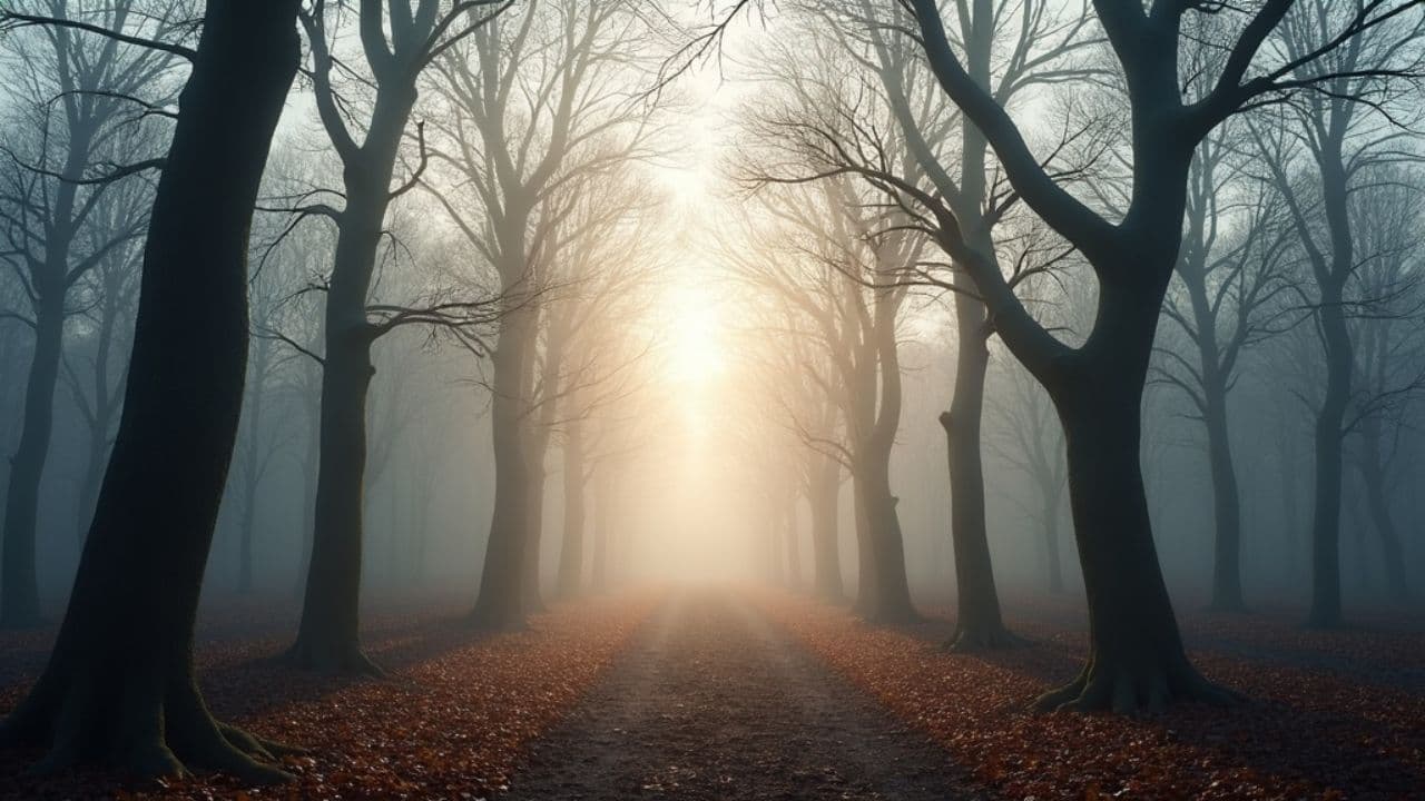 가을의 낙엽 소리