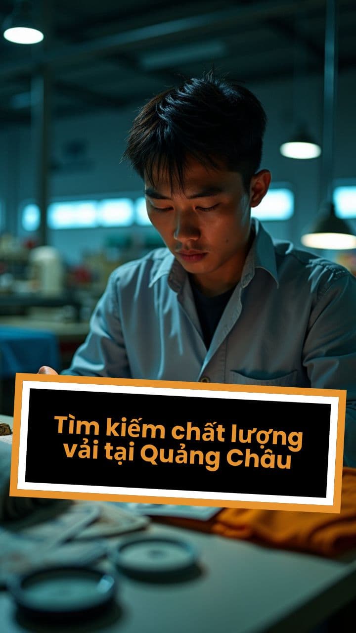 Tìm kiếm chất lượng vải tại Quảng Châu