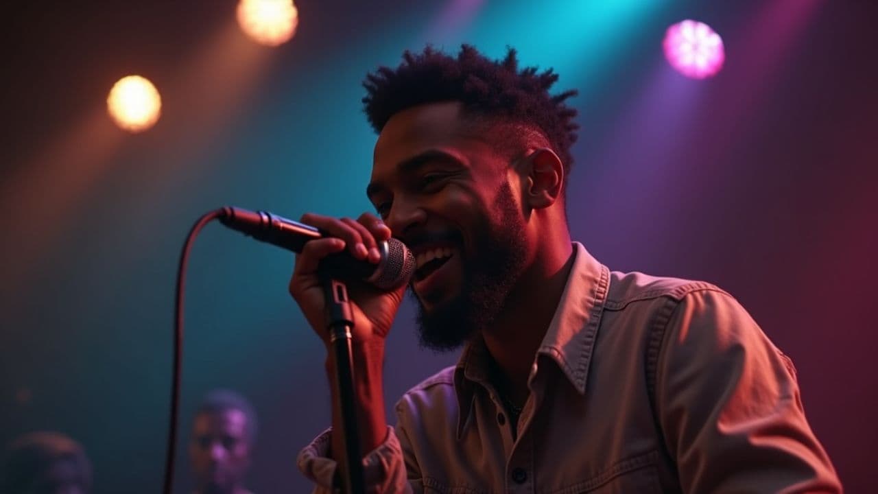 Fiesta y baile bajo la luna