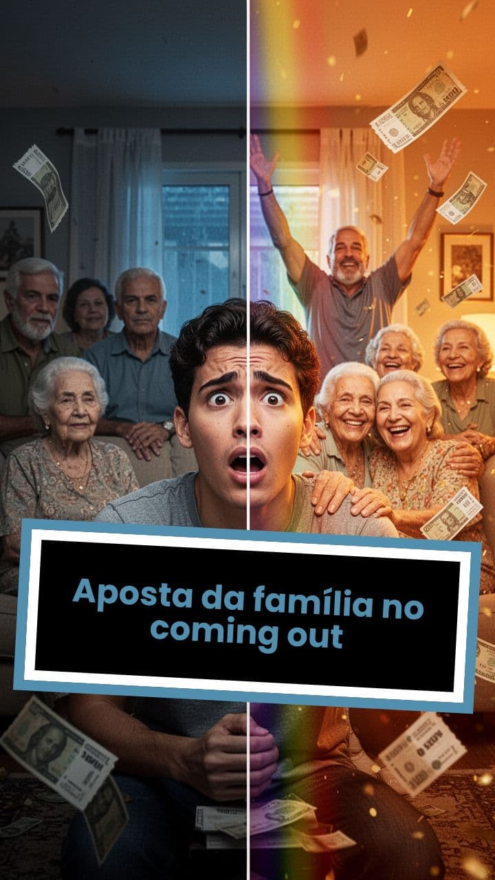 Aposta da família no coming out