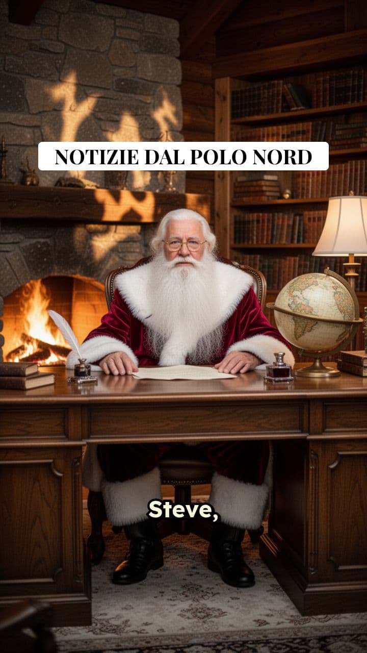 Messaggio Speciale dal Polo Nord per Steve