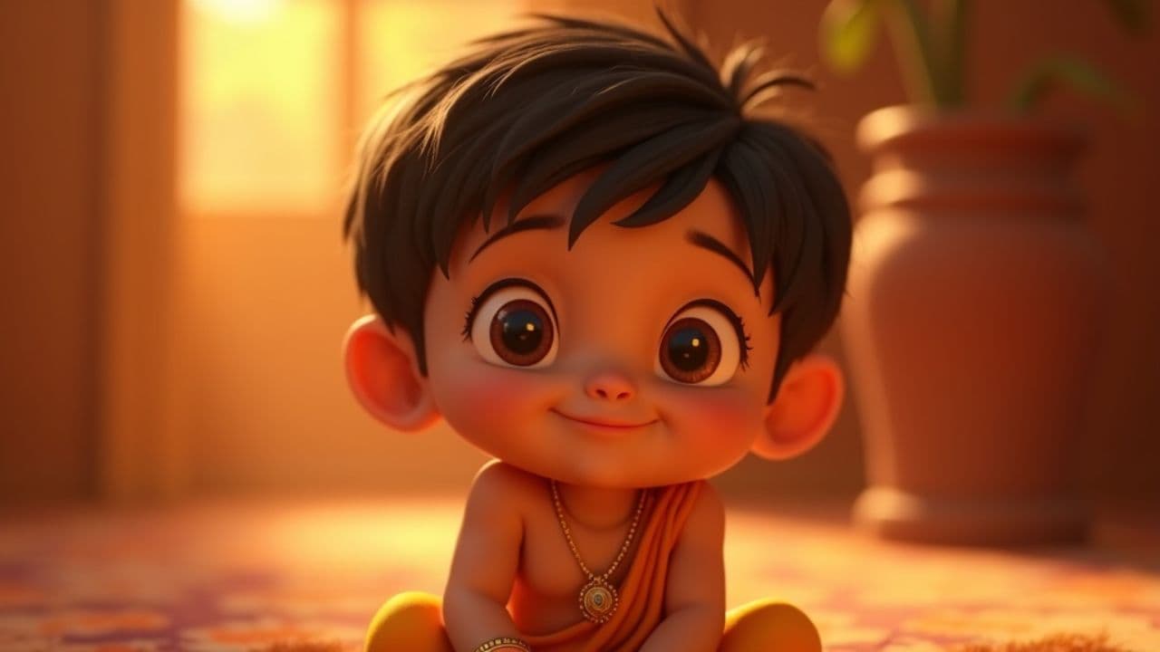 कन्हैया की हंसी और खुशियाँ