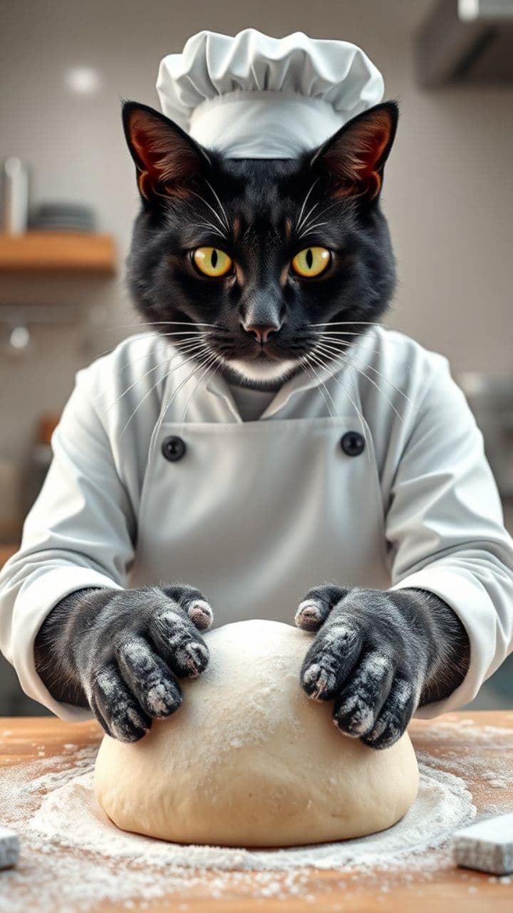 Gato Chef Pizzero