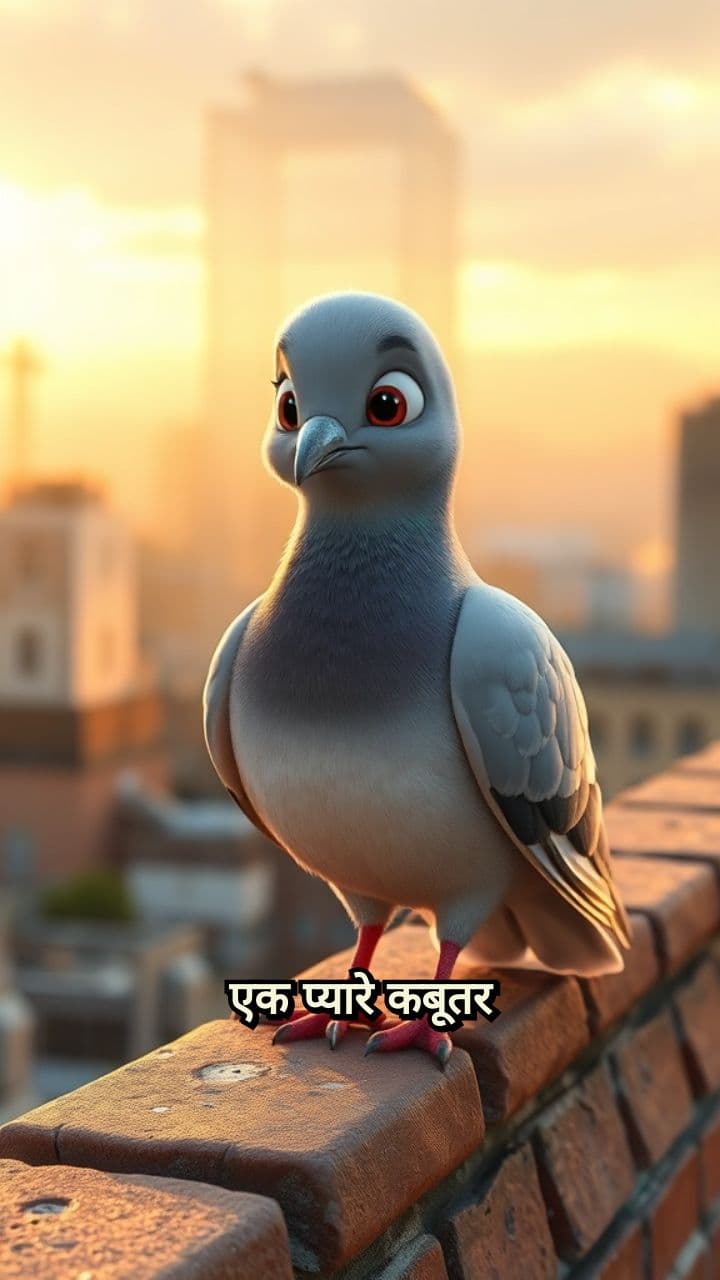 कबूतर और गिलहरी की दोस्ती