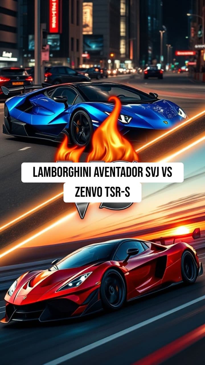 Lamborghini Aventador SVJ Vs Zenvo TSR-S