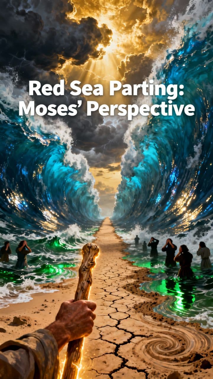 Red Sea Parting: Moses' Perspective