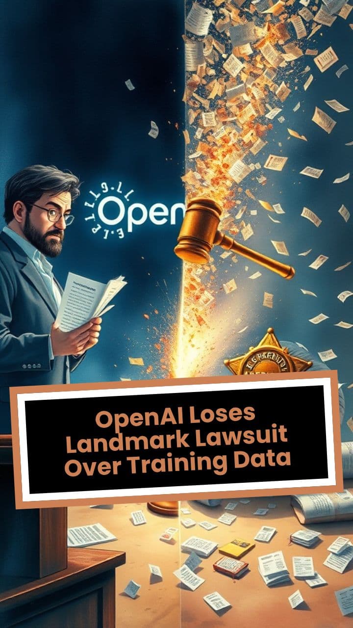 OpenAI Loses Landmark Lawsuit Over Training Data