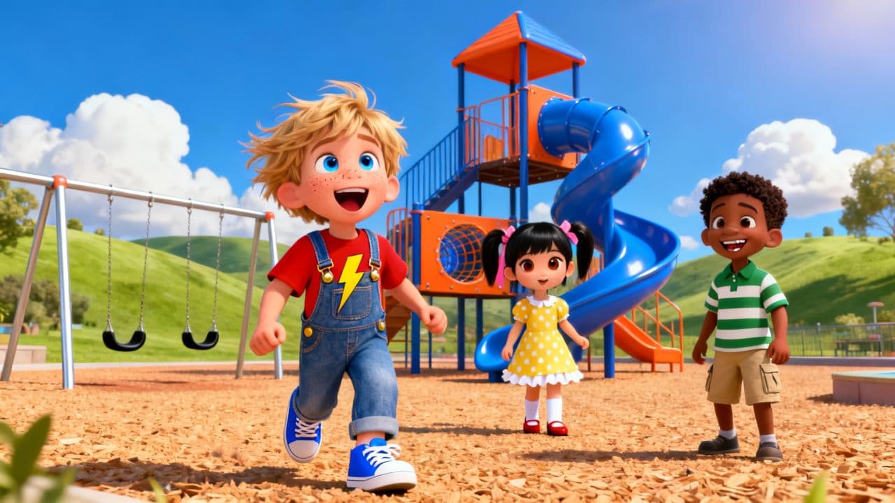 Playground Fun Until Day Is Done