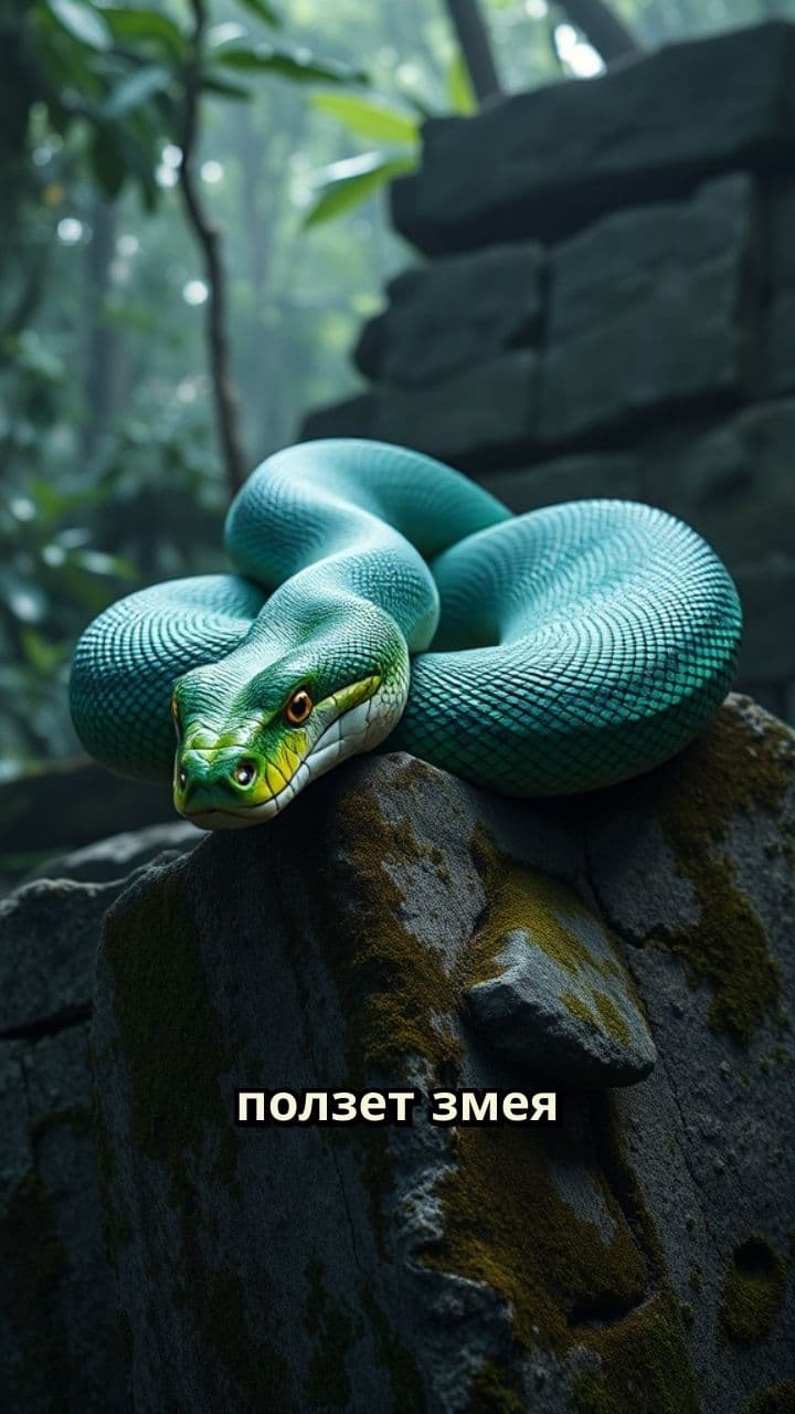 Змея и слова "Сорок четыре"