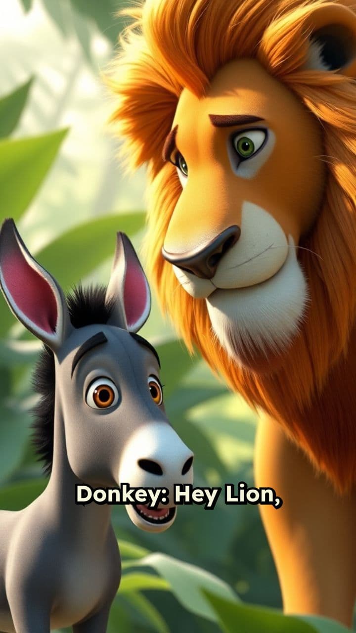 Donkey Teases the Roaring King