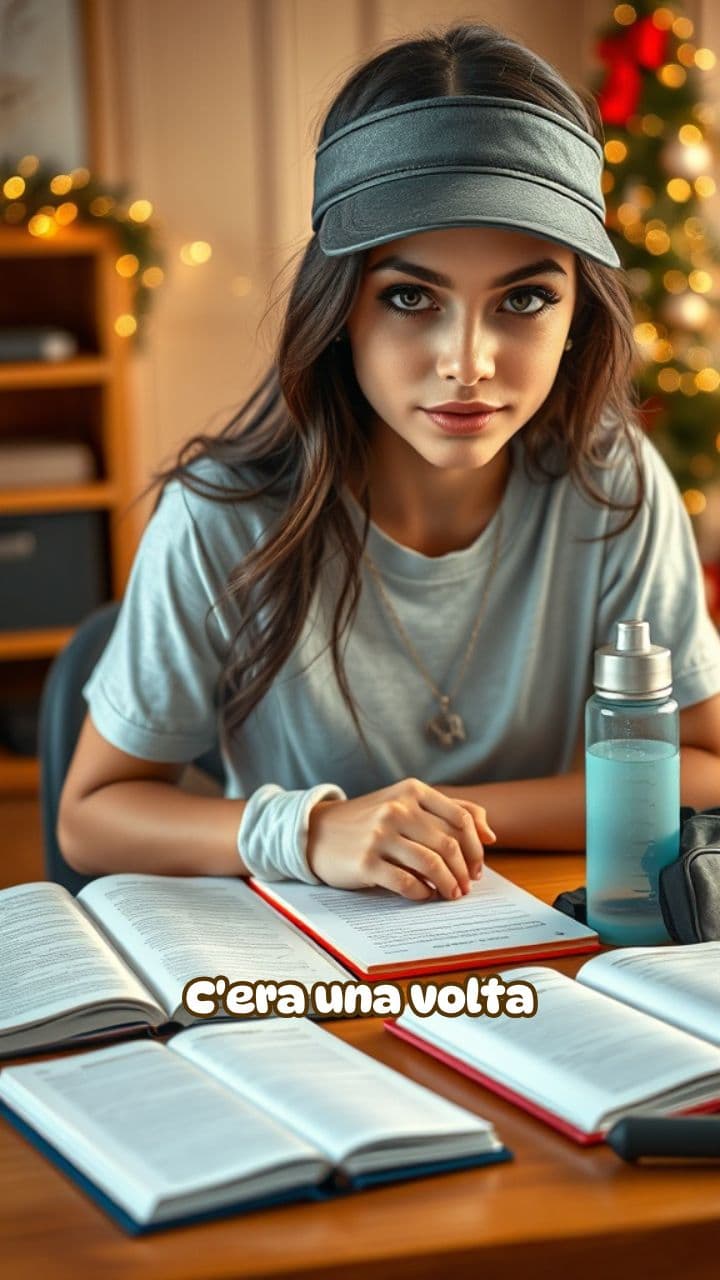 La ragazza determinata e studiosa