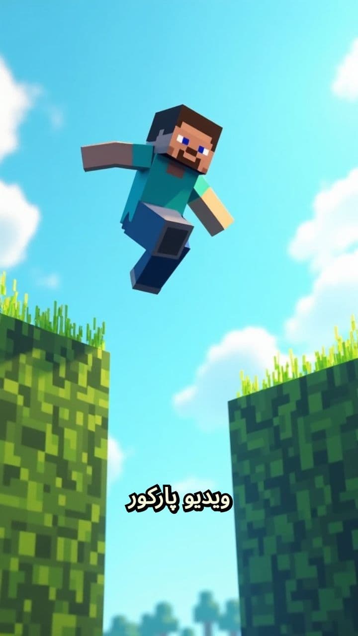 پارکور ماینکرافت برای یوتیوب