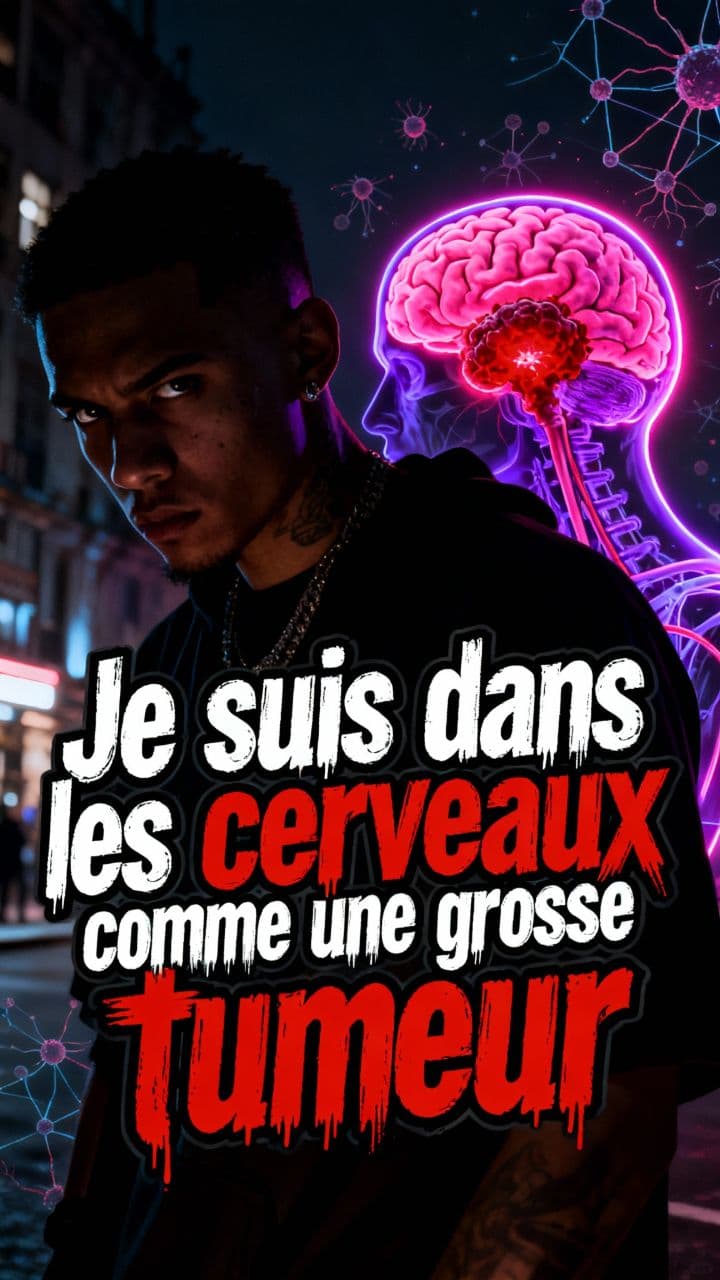 Je suis dans les cerveaux comme une grosse tumeur