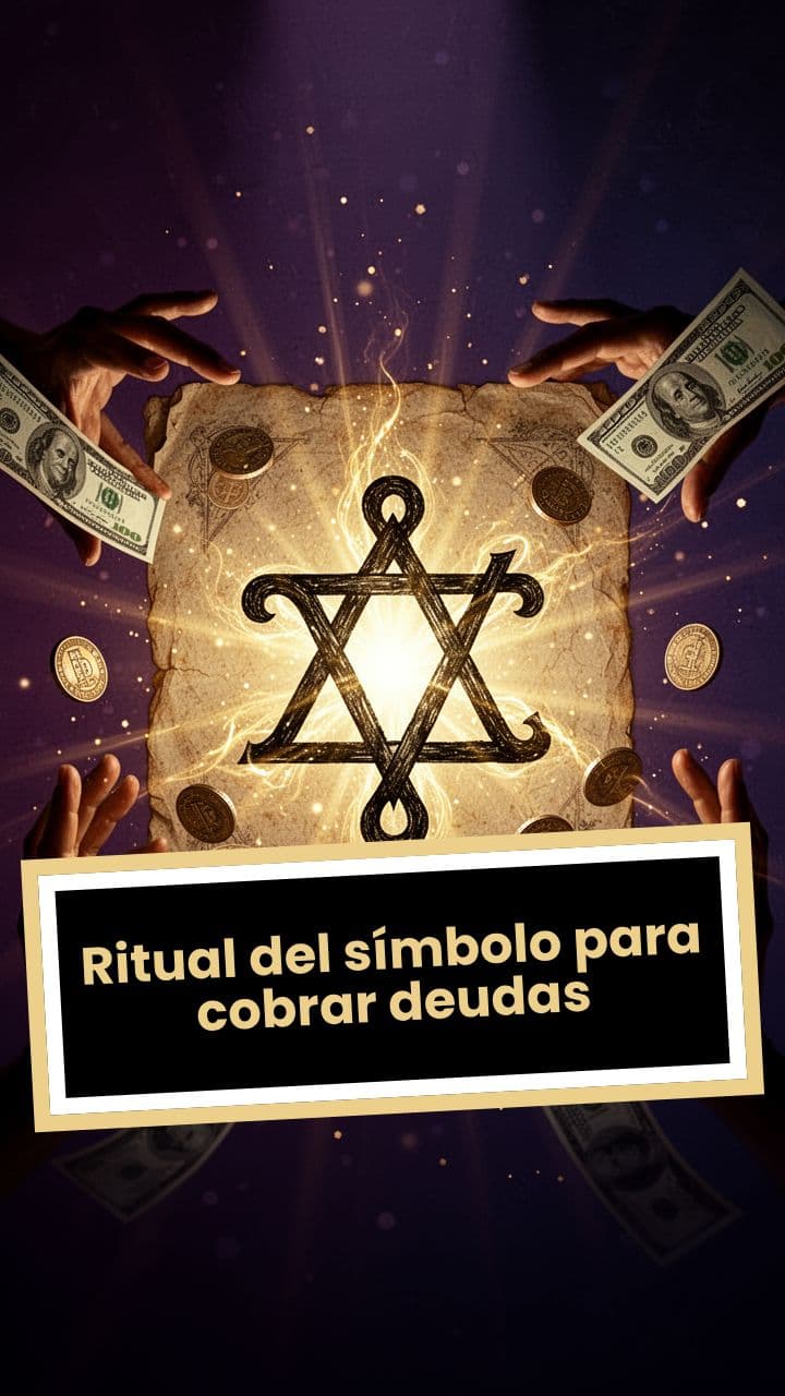 Ritual del símbolo para cobrar deudas