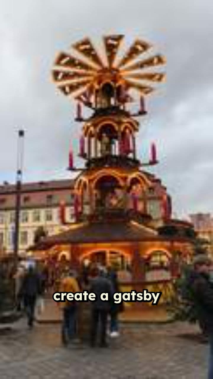 Gatsby-Style Christmas Market Celebration