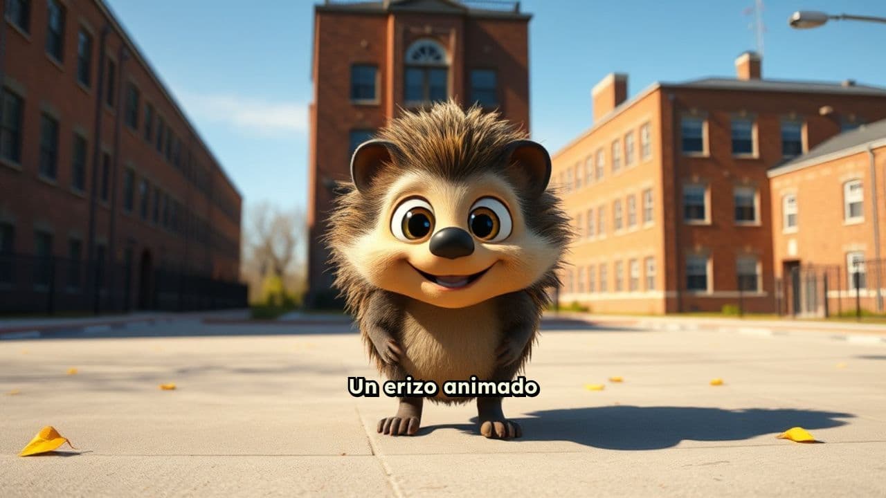 Un saludo en el patio escolar