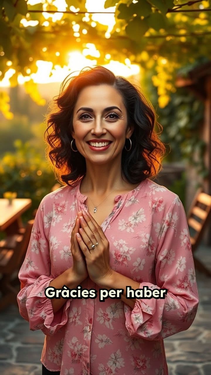 Plena d'amor i gratitud