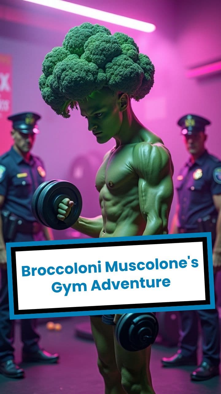 Broccoloni Muscolone's Gym Adventure