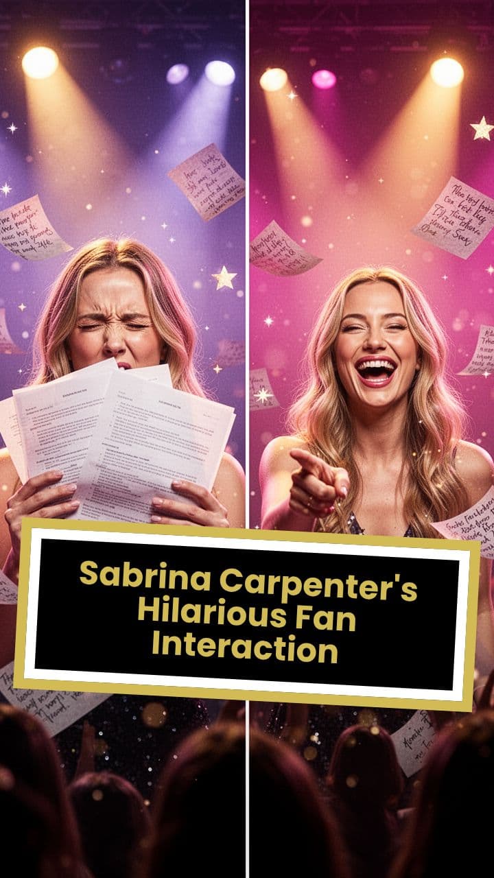 Sabrina Carpenter's Hilarious Fan Interaction