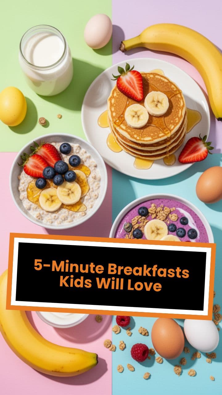 5-Minute Breakfasts Kids Will Love
