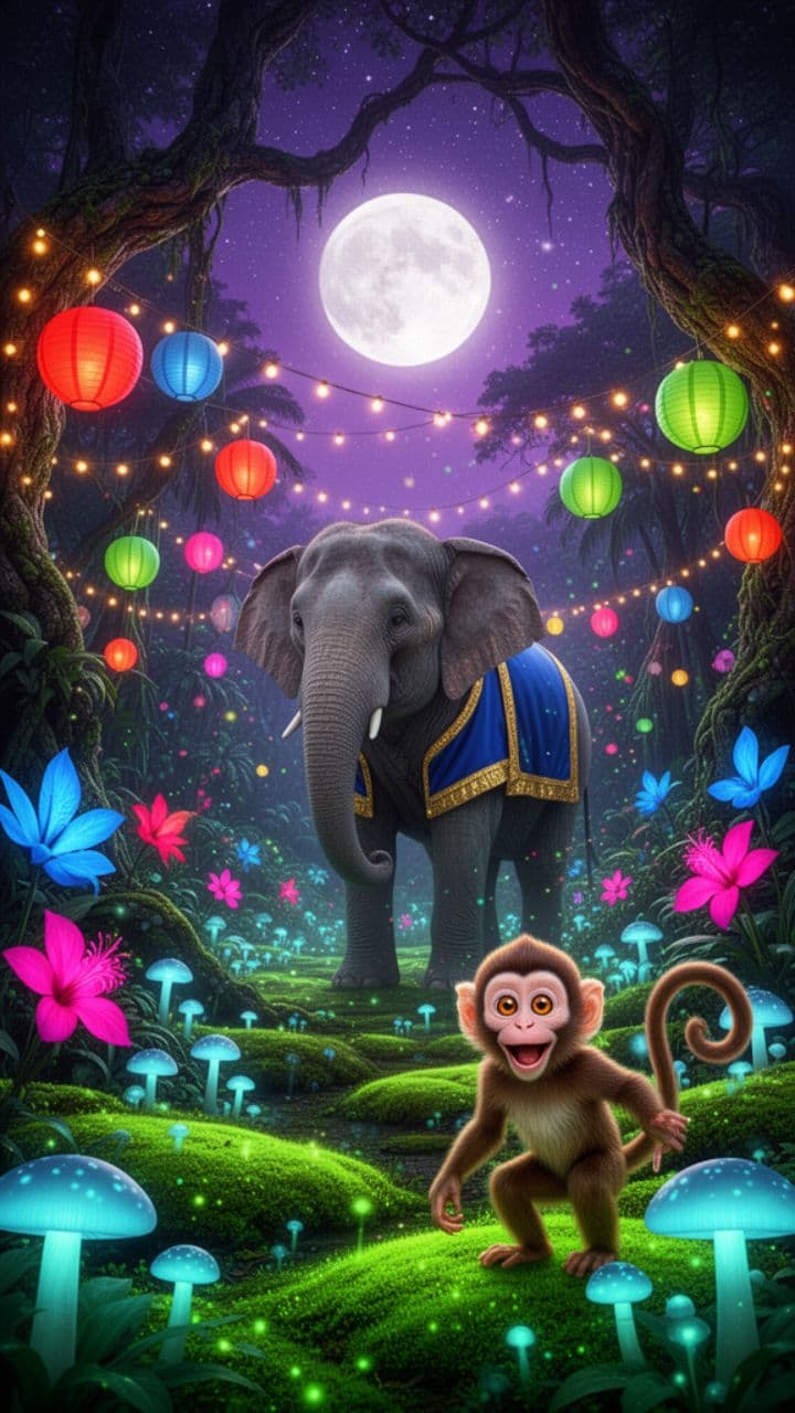 जंगल की फुल ऑन पार्टी