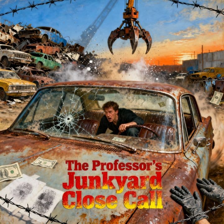 The Professor’s Junkyard Close Call