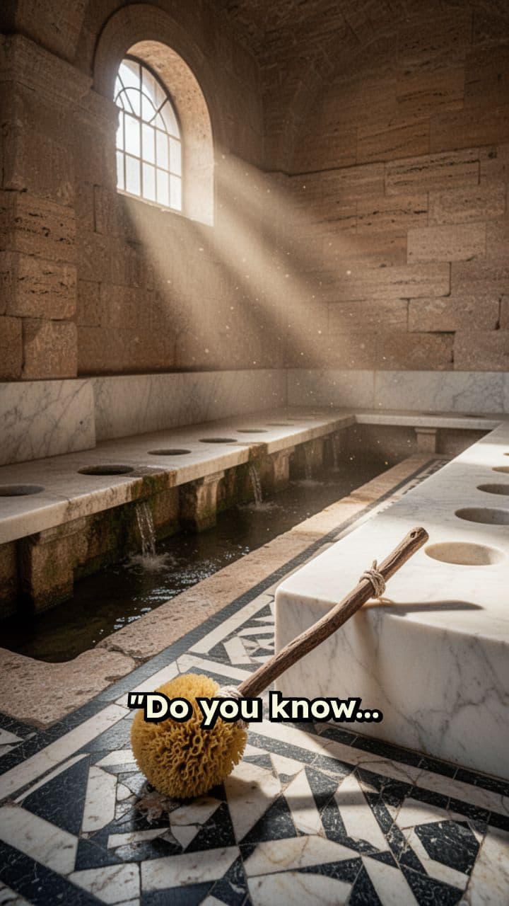 Ancient Rome’s Shared Toilet Sponge