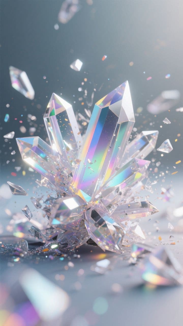 Shattering Crystals and Rainbow Dust