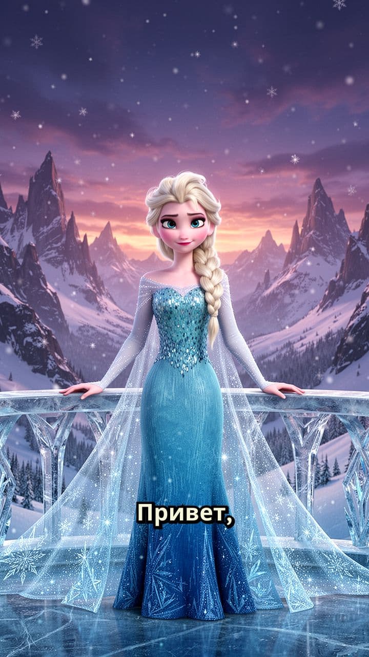 Новогоднее поздравление от Эльзы для Софии