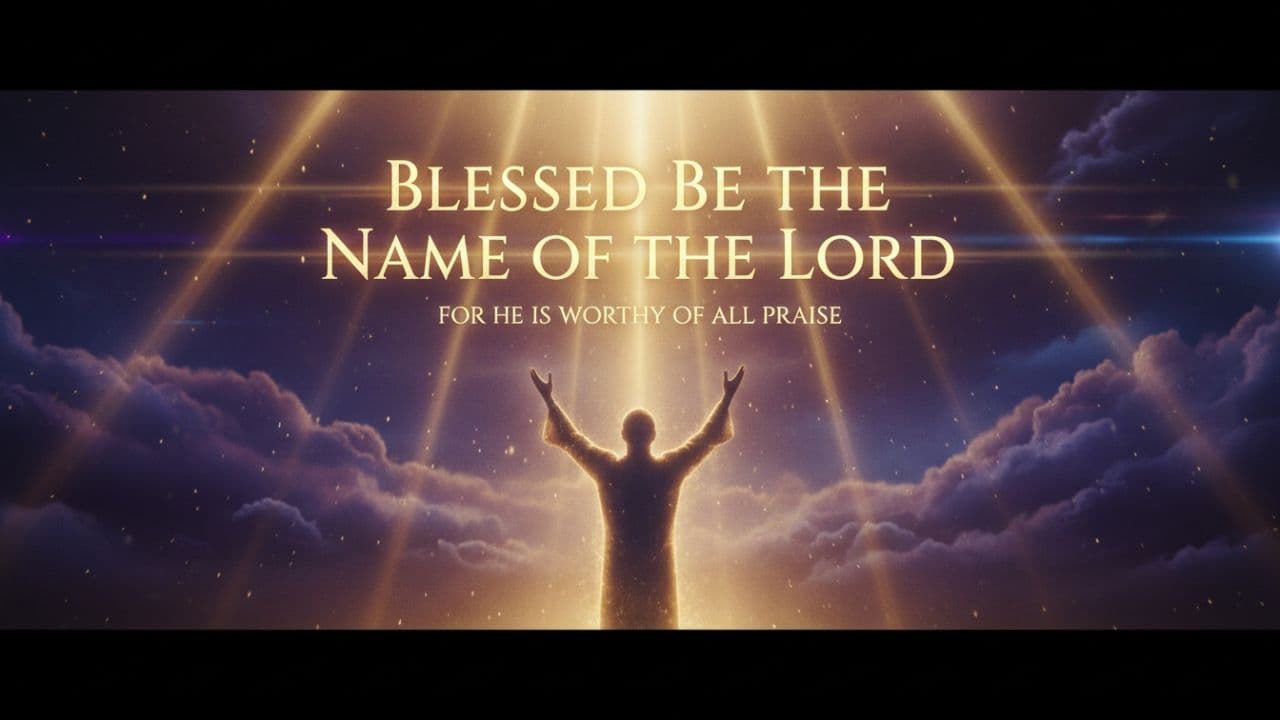Blessed Be the Name of the Lord