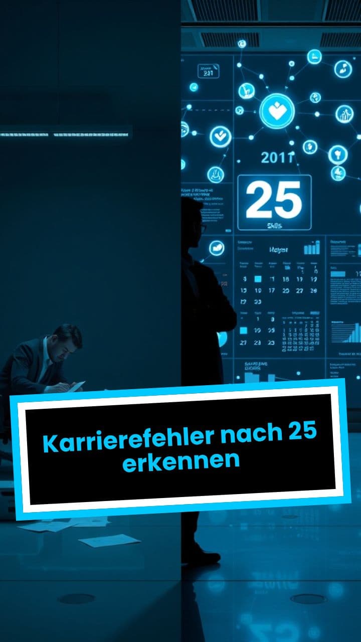 Karrierefehler nach 25 erkennen